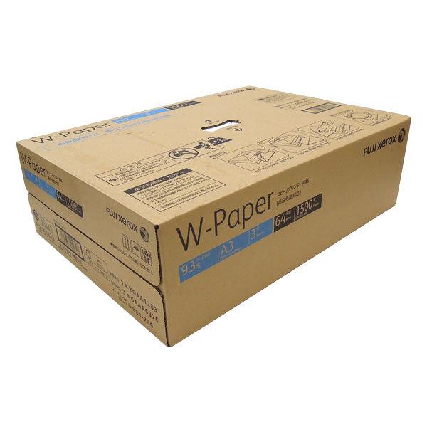 富士フイルムBI 日本製 W-Paper 高品質・高白色 コピー用紙 A3 500枚×3冊 1500...