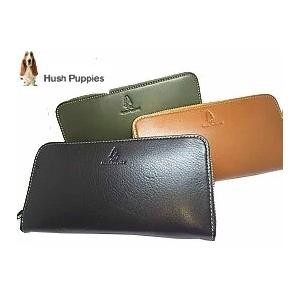 ハッシュパピー hush puppies ニック ラウンドファスナー長財布 本革 メンズ オール革 ...
