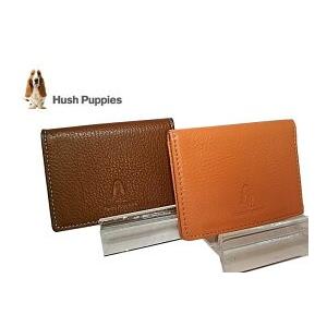 ハッシュパピー Hush Puppies 定期入れ 本革 人気 プチプラ シュリンク しぼ 2面可愛...