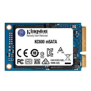 キングストンテクノロジー Kingston SSD KC600 256GB mSATA 3D TLC NAND採用 SKC600MS/256