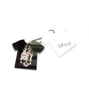ラメ スカル柄 Tシャツ ダブル プレート スト...の商品画像