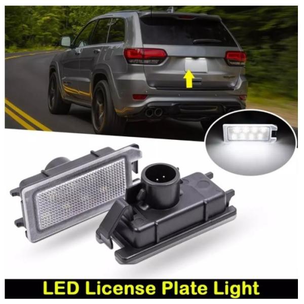 JEEP ジープ グランドチェロキー LED ナンバー灯 (2013-) 純正ユニット交換タイプ キ...