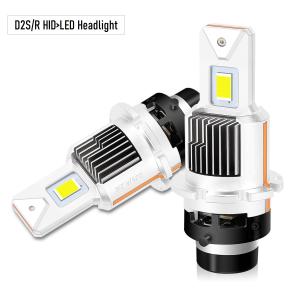 ポルシェ ケイマン HID→LED化 LED ヘッドライト 987 前期(2005-2012) HID仕様車対応 純正同形状 輸入車対応 12000LM ポン付け 2個 車検対応 6500K D2S/R｜prism-led