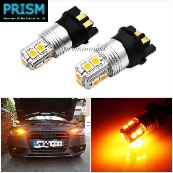 LED PWY24W アンバー 簡単交換タイプ キャンセラー内蔵 ハイフラ防止抵抗内蔵 3030SM...