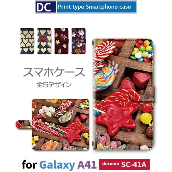 Galaxy A41 SC-41A ケース スマホケース docomo ドコモ スイーツ クリスマス...