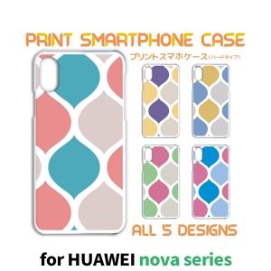 HUAWEI nova シリーズ ケース カバー スマホケース シンプル パターン nova nov...