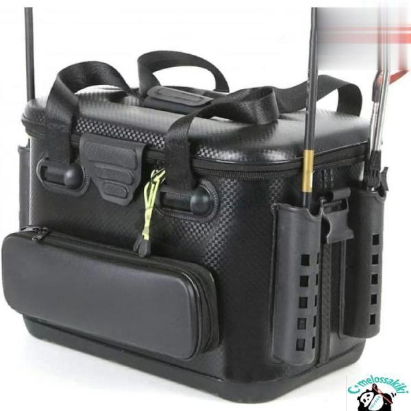 釣り バケツ 釣り用ケース タックルバッグ バッカン ロッドホルダー付き 釣りボックス 多機能 40...