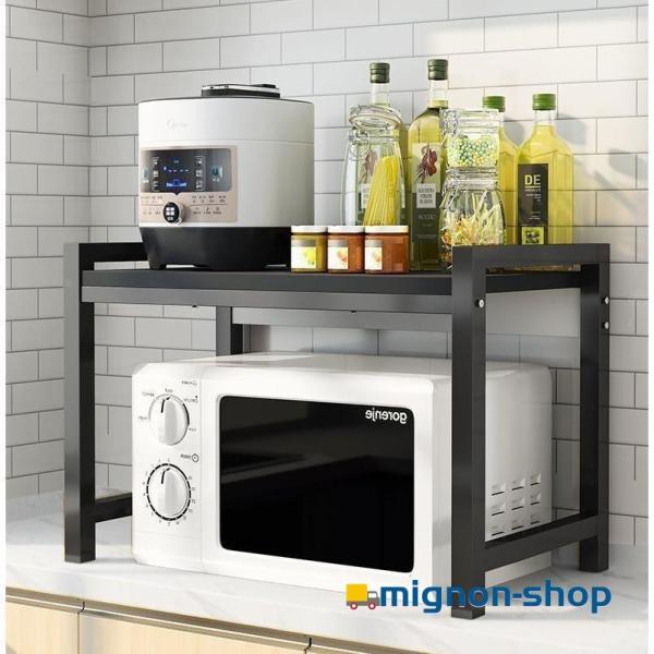 レンジラック キッチン収納ラック 電子レンジラック レンジ台 オーブンレンジラック キッチン収納棚 ...