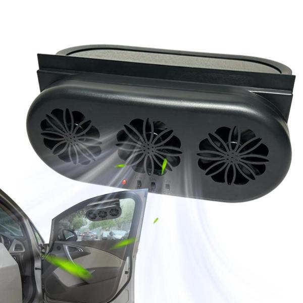 車用扇風機 換気扇 車載 換気扇 車用 換気扇 太陽光制御排気ファン 車載ファン ソーラーカーファン...