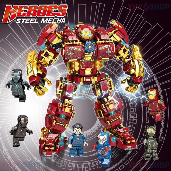 レゴ ミニフィグト レゴ アベンジャーズ ブロック ミニフィグ アイアンマン LEGO互換 ミニフィ...