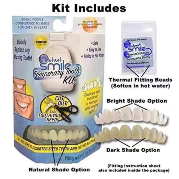 部分対応 抜け歯用 抜け歯 欠け歯 上歯 下歯 男女兼用 疑似入れ歯 付け歯 審美歯 義歯 つけ歯 ...