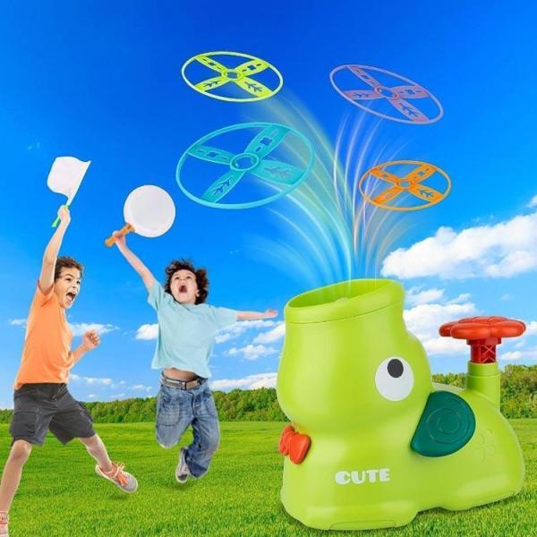 【11点セット】飛ばす おもちゃ フライング ディスク ランチャー グッズ 空飛ぶ円盤 外遊び 玩具...