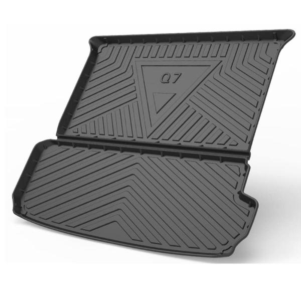 適合アウディ Q7 5/7人乗 2016-2024ラゲッジマット トランクマット 3Dラゲージトレイ...