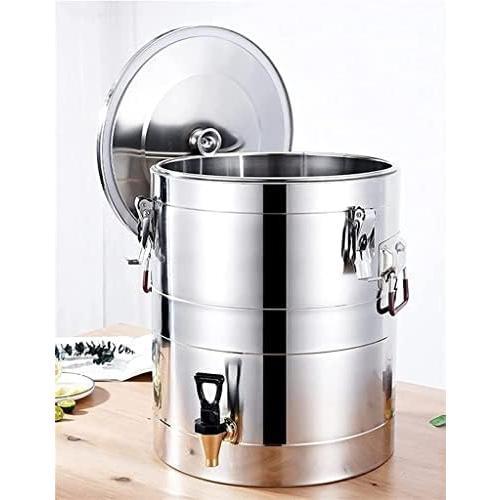 ウォータージャグ タンク 保温ジャグ ステンレス断熱バケツ 断熱アイスペール 大型 ステンレス キー...