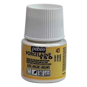 ぺべオ 陶器用水性アクリル絵具 ポーセレン150 45ml NO.43アイボリー