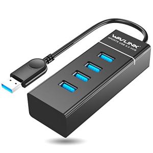 Wavlink 4ポート ハブ 高速 5Gbps USB3.0 HUB バスパワー VL812チップ搭載 ケーブル 付き
