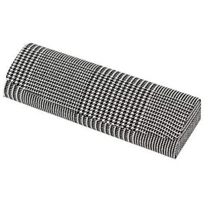 テーシーケース メガネケース ハード マグネット式 薄型 チェック柄 HY-80136-A