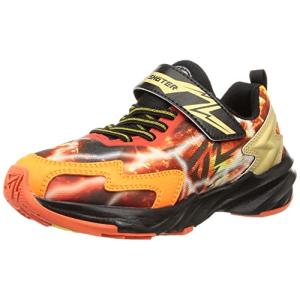 [スキルシューター] スニーカー 運動靴 マジック 雷スキル 17~24.5cm 0.5cm有 男の子 キッズ SK0017 オレンジ 20.5 cm 2E