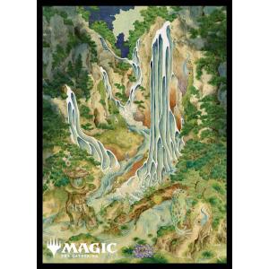 マジック：ザ・ギャザリング プレイヤーズカードスリーブ MTGS-214 『神河：輝ける世界』 浮世絵 土地 ≪島≫ (A)