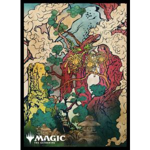 マジック：ザ・ギャザリング プレイヤーズカードスリーブ MTGS-220 『神河：輝ける世界』 浮世絵 土地 ≪森≫ (A)
