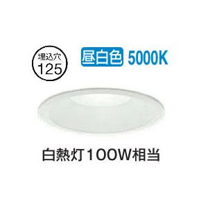 大光電機 屋内・屋外兼用ベースダウンライト DDL5137WW 昼白色 Φ125 白熱灯100W相当 工事必要