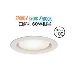 在庫品 DDL-6134YWDS DAIKO 100W相当 φ100 ダウンライト COBタイプ 高