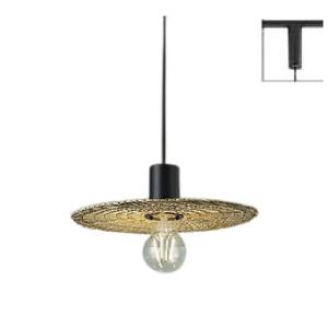大光電機 DAIKO LED小型ペンダントライト ランプ付 ダクト取付専用 明るさ白熱灯25W相当 キャンドル色 ブラック