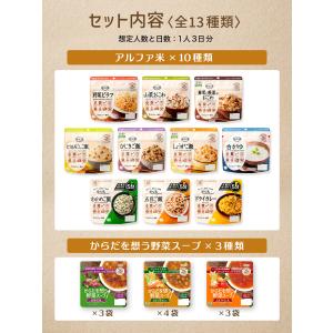 3種のスープとアルファ米3日分20点セット 非...の詳細画像4