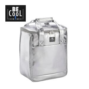 保冷バッグ BE COOL クーラーバッグ 6本用シルバー ワインバッグ 送料無料｜pro-douguya