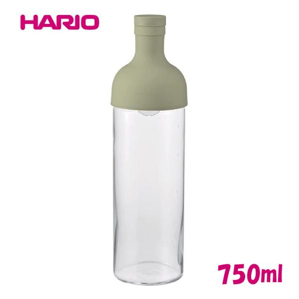【5のつく日ポイント5倍】HARIO(ハリオ) フィルターインボトル 750ml グリーン