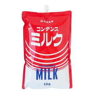 北海道乳業 コンデンスミルク 1kg (1本) 練乳 大容量 業務用