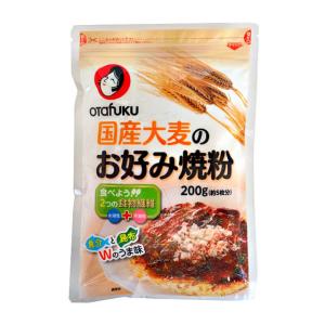 オタフク 国産大麦のお好み焼粉 200g｜pro-foods