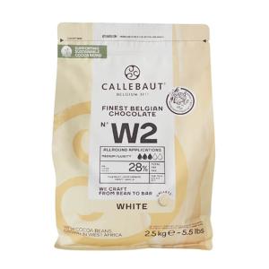 カレボー ホワイトチョコ W-2カレット 28％ 2.5kg 夏季クール便