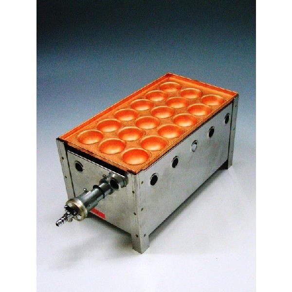 たこ焼き器18穴　銅板 1連