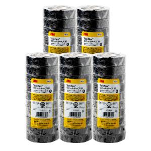 3M 3M Temflex テムフレックス 電気絶縁用ビニールテープ 180BLA20 (10