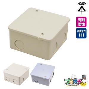 未来工業 (取寄品) PVKボックス 中形四角 深型 PVK-BNJ/ベージュ PVK