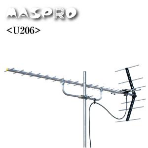マスプロ 地デジアンテナ U206 20素子 UHFアンテナ 地上デジタル放送受信用  家庭用  MASPRO｜プロポチ