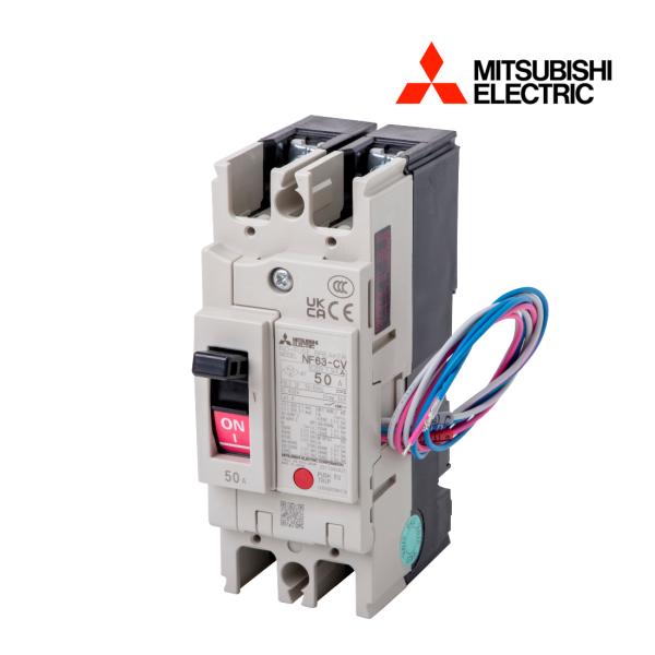 (在庫限り) NF63-CV AL-1RS ノーヒューズ遮断器 警報スイッチ付き 2P 50A 配線...