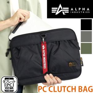 PCスリーブ アルファ インダストリーズ ALPHA INDUSTRIES クラッチバッグ メンズ 手持ち 軽い スリーブ 13インチ タブレット PC CLUTCH BAG｜pro-shop