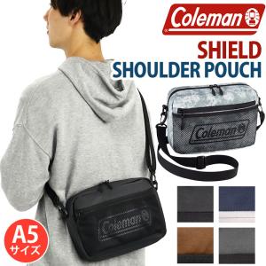 ショルダーバッグ Coleman コールマン スクエアバッグ ポーチ 正規品 ショルダー 肩掛け 斜め掛け 男性 女性 男女兼用 A5 軽量 軽い 3.5L シールド SHIELD｜pro-shop