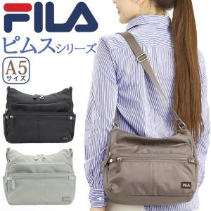 FILA フィラ ショルダーバッグ 肩掛け 斜め掛け マザーズバッグ レディース メンズ ピムス ミニショルダー 通勤 大人 シンプル おしゃれ 女性 黒