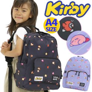 星のカービィ リュック リュックサック キッズ ジュニア A4 女子 男子 塾 学童 通学 小学生 小学校 低学年 遠足 子ども ジュニア用 子供用 キャラクター A4