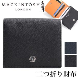 MACKINTOSH LONDON マッキントッシュ ロンドン 二つ折り財布 メンズ 男性 MEDAL メダル 二つ折り財布 本革 牛革 通勤 社会人 ビジネス ブラック 高級 フォーマル MACKINTOSH LONDON（マッキントッシュ ロンドン） マッキントッシュ