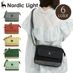 ショルダーバッグ ノルディックライト Nordic Light スクエア 5層ショルダー 肩掛け ショルダー かばん サブバッグ 薄マチ 学生 大人 社会人 女子 母の日｜pro-shop