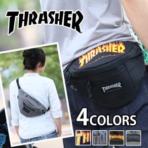 ウエストバッグ THRASHER スラッシャー ショルダー バッグ ボディーバッグ ボディバッグ メンズ レディース 男女兼用 ブランド 送料無料 フェス アウトドア