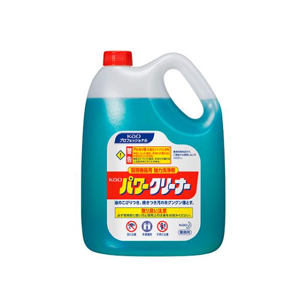 まとめ買い 油汚れ 洗剤 業務用 kao パワークリーナー 4.5L 花王 (1本) 4袋