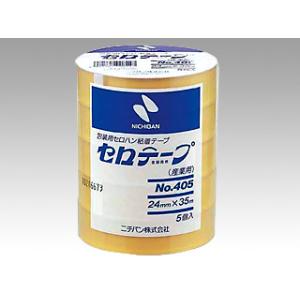 事務用品 テープ テープ セロテープNo.405 24×35 ニチバン 5枚