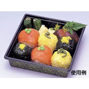 使い捨て食品容器 寿司容器 深型 プラ 寿司容器 富久折 D-70 錦 福助工業 50枚