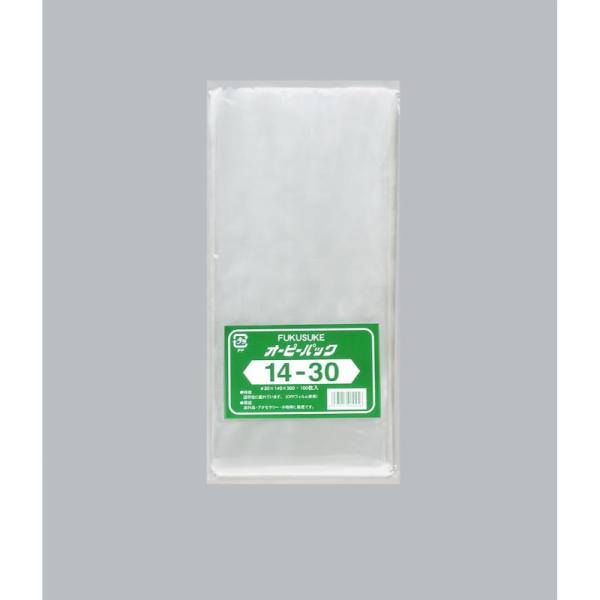 【10点】テープ無 OPP袋 オーピーパック No.14-30 100枚入 福助工業 0009604...