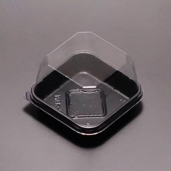 (3000枚) 和菓子容器 MAK-6 本体(黒) 廣川 00106443
